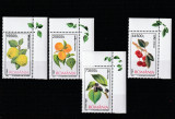 Romania 2002-Flora,Fructe,gutui,cais,visin,dud,serie 4 val.,MNH, Nestampilat