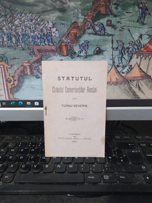 Statutul Clubului Comercianților rom&acirc;ni din Turnu Severin, Turnu Severin 1902, 179