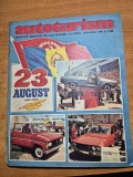 revista autoturism august 1980 - articol sarmizegetusa regia,paltinis