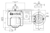 FEBI BILSTEIN 37636 Burduf, suspensie pneumatica