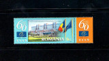ROMANIA 2009 - A 60-A ANIVERSARE A CONS. EUROPEI, TABS 4, MNH - LP 1833, Nestampilat