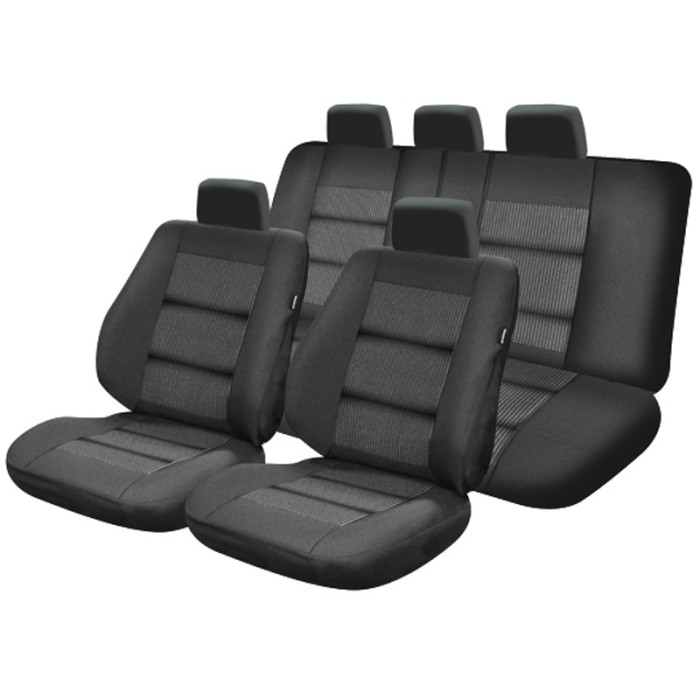 Set huse scaun auto Premium lux negru M01 Set huse scaun auto Premium lux negru M01