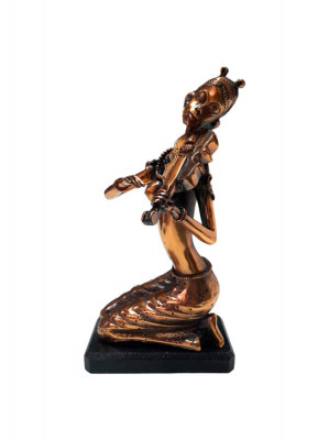 Statueta decorativa, Violonista, 27 cm, NL-065L foto