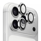 Folie de protectie Camera Spate Lito S+ pentru Apple iPhone 18 Pro / 18 Pro Max, Sticla Securizata, Argintie
