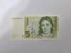 Germania 5 Mark 1991, Rara, Noua. Bancnota Colectie, Numismatica