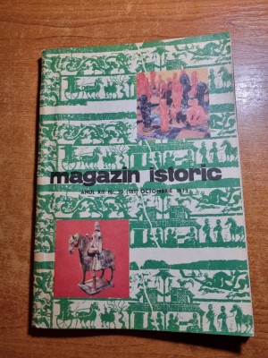 Revista Magazin Istoric - Octombrie 1979 foto