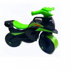 Motocicleta de impins Music 013959 verde negru