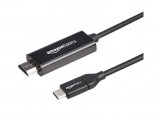 Adaptor cablu USB-C la HDMI Amazon Basics (compatibil Thunderbolt 3) 4K 30Hz, 1m, negru - RESIGILAT