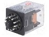 Releu electromagnetic, 24V DC, 10A, 3PDT, serie MKS, OMRON - MKS3P-5 DC24