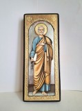 Icoana pictata pe lemn cu Sfantul Apostol Petru