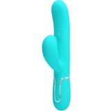 PRETTY LOVE - PERLITA MULTIFUNCTION 3 IN 1 G-SPOT VIBRATOR AQUA GREEN, PRETTY LOVE FLIRTATION