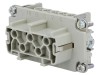 Conector HDC Mama Amphenol 10P+PE, Seria C146, Montare Surub, 500V, 19A, Argintat