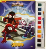 Marvel. Paienjenelul si prietenii lui uimitori. Sa pictam cu Paienjenel - Litera