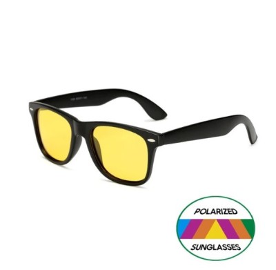 Ochelari pentru condus pe timp de noapte NIGHT VISION UV400 galben Yellow foto