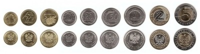 POLONIA █ SET COMPLET DE MONEDE █ 1+2+5+10+20+50 Groszy 1+2+5 Zlotych 2020 UNC foto