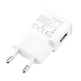 Adaptor de incarcare USB, priza EU compatibil Samsung si Xiaomi, 5V - 2A, alb