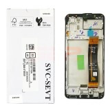 LCD+Touchscreen cu Rama Samsung Galaxy A23 5G / A236 BLACK Original Service Pack