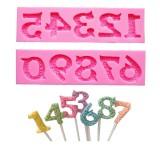Cumpara ieftin Set 2 matrite din silicon pentru cifre din martipan, 17 x 5.5 cm, 551COF