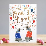 Felicitare - One I Love Dogs | Louise Tiler Designs