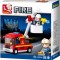 Set De Constructie Sluban, Mini Masina De Interventie Cu Scara