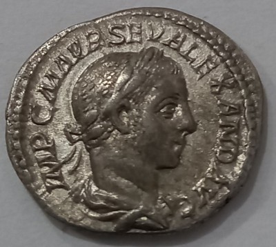 Severus Alexander (222-235 dHr.), Ag., Denar, Libertas. foto