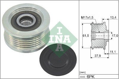 INA 535 0023 10 Sistem roata libera, generator foto