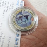 Marea Britania PRINTESA DIANA , 25 PENCE 1980 COLORATA