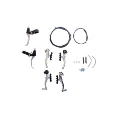 Set complet frana V-Brake, manete aluminiu