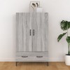 VidaXL Dulap &icirc;nalt, gri sonoma, 70x31x115 cm, lemn compozit
