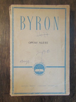 BYRON-OPERE ALESE foto