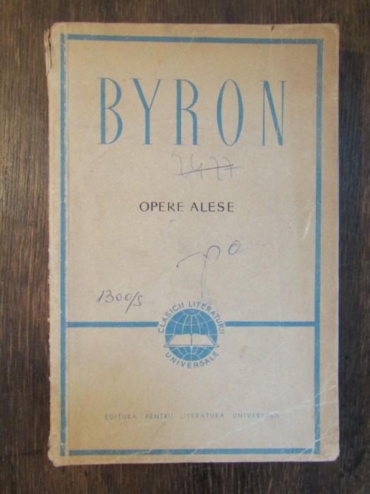 BYRON-OPERE ALESE