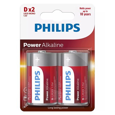 BATERIE POWER ALKALINE LR20 D BLISTER 2 BUC P EuroGoods Quality