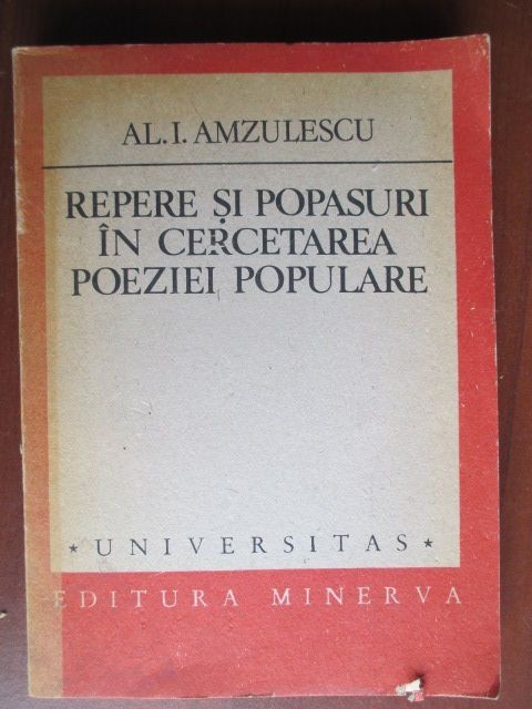 repere si popasuri in cercetarea poeziei populare