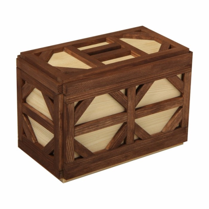 Set construit Cufarul comorii, 138 piese din lemn, Walachia