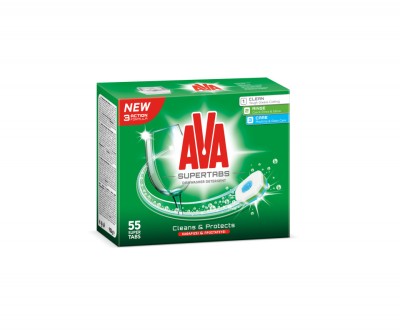 Detergent tablete AVA pentru masina spalat vase 55 buc foto