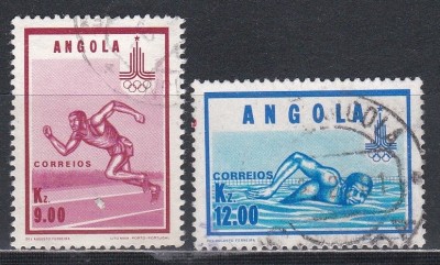 Angola 1980 - Jocurile Olimpice - Moscova, Stampilat foto