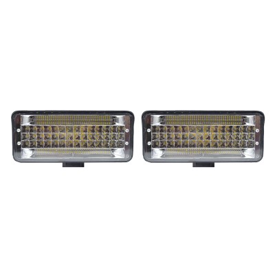 Set 2 proiectoare LED cu 2 faze, 199W/proiector, 12/80V, 114LED foto