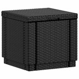 Keter Taburet tip cub cu spațiu de depozitare, grafit, 213816