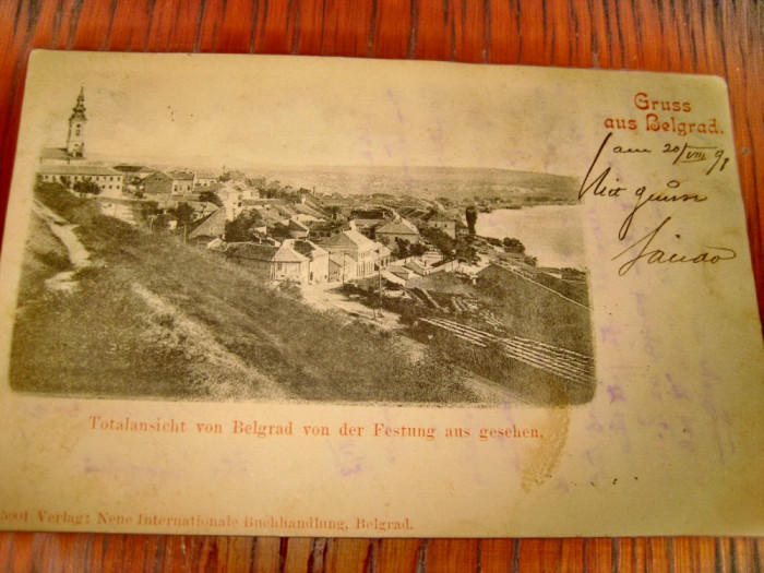 A984-Carte Postala veche Belgrad Serbia Cetatea vedere generala.