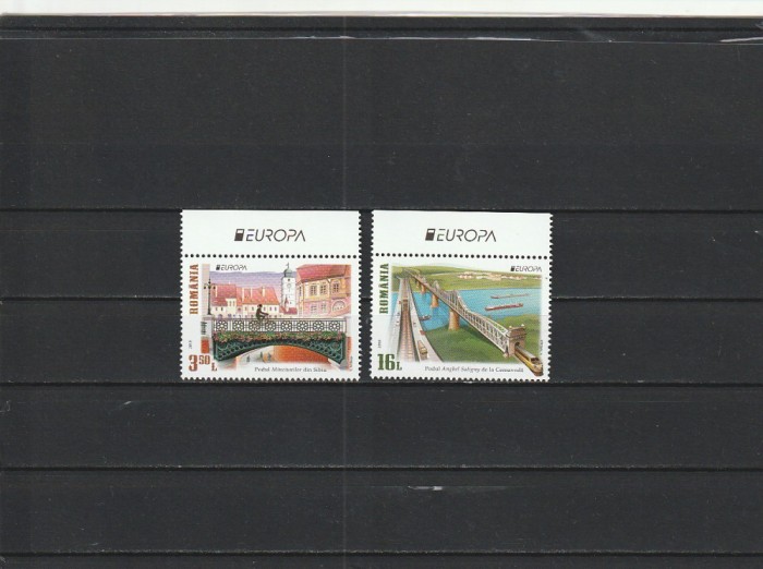 ROMANIA 2018 LP 2188 PODURI (EUROPA 2018) SERIE CU TABS MNH NESTAMPILATA