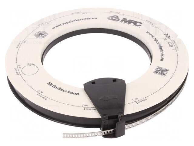 Colier de str&acirc;ngere 8mm oțel cromat