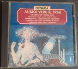 CD OLYMPIA EXPLORER: ANATOL VIERU - CONCERTO FOR VIOLIN, CELLO &amp; ORCHESTRA (Rec. 1980) / SYMPHONY No. 5 FOR CHORUS AND ORCHESTRA (Rec. 1986) [UK/1990], Clasica