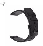 Curea piele compatibila Samsung Galaxy Watch Ultra, Negru