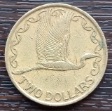 (M1426) MONEDA NEW ZEALAND - 2 DOLLARS 1990, REGINA ELISABETA A II-A
