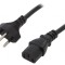 Cablu Alimentare Negru 2.5m 3x1mm2 IEC C13 to SEV-1011
