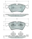 MTR MT477 set placute frana,frana disc