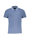 Cumpara ieftin Tricou polo, cu mini logo, Regular fit, Albastru deschis, 2XL