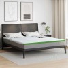 VidaXL Păturile pentru saltea Alb și Verde 180 x 200 cm 4106163