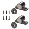Set 2 incuietori magnetice pentru mobila, Minetgnon&reg;, pentru incuietorile usilor dulapurilor de pantofi, Magnet puternic neodim, Cu suruburi, Metal, N