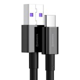CABLU alimentare si date Baseus Superior, Fast Charging Data Cable pt. smartphone, USB la USB Type-C 66W, 2m, negru &quot;CATYS-A01&quot; (timbru verde 0.08 lei